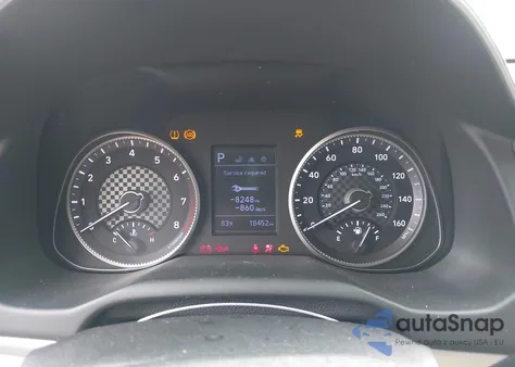 2020 Hyundai Elantra Sel z USA, uszkodzony, nr VIN 5NPD84LF7LH593705